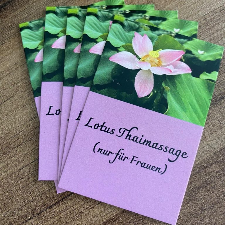 Bonuskarten Wenn Sie sich regelmässig massieren lassen, dann sind bei jeder 10. Massage 30 Minuten frei.